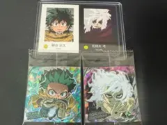 ヒロアカ　Wari!ふぉと　ウエハース　緑谷出久　死柄木弔