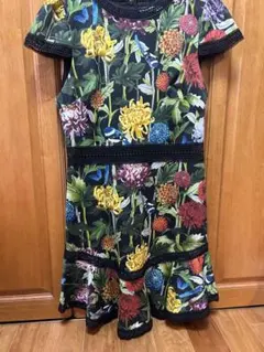 alice + olivia 花柄 半袖 ワンピース