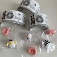 サンリオ　みんなでなっちゃお！歯　あひるのペックル　ポムポムプリン　バッドばつ丸