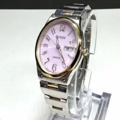 稼働★CITIZEN wicca シチズン ウィッカ レディース腕時計 ソーラー