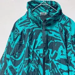 ⭐️希少✨80s-90s ヴィンテージ 総柄 ウインドブレーカー 幾何学模様