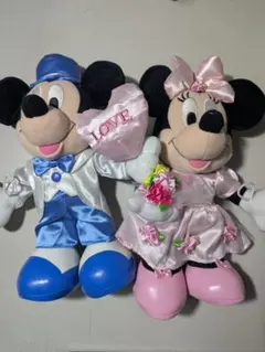 ミッキー　ミニー　ブライダル　ぬいぐるみ　セット