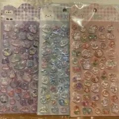 残り1セットボンボンドロップ3D立体シール3セット