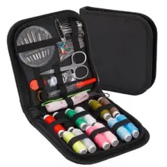 道具裁縫セット ソーイング ケース付 縫い糸 縫い針 45点刺繍 ハンドメイド