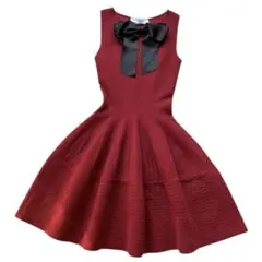 セール　美品　現行タグ アントニーノヴァレンティ ニットワンピース　立体フレア