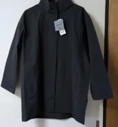 未使用、新品ユニクロブロックテックハーフコート M ブラック