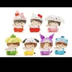 新品　なにわ男子　サンリオ　クリップマスコット　セット