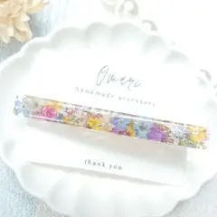 1912＊ハンドメイド♡押し花のヘアクリップ