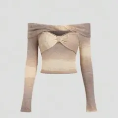 SHEIN シーイン オフショルニット トップス