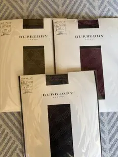 BURBERRY ストッキング 3点セット L-L