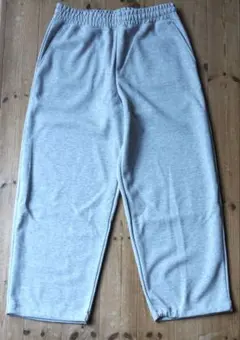 【新品】ユニクロ　スウェットワイドパンツ　L　グレー