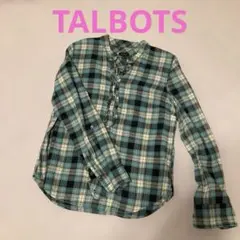 TALBOTS 長袖ブラウス　チェック柄