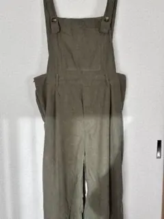 オリーブグリーン サロペット