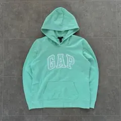 00s old gap hoodie mint green 短丈