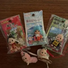 ご当地キューピー　マスコットストラップ　5個