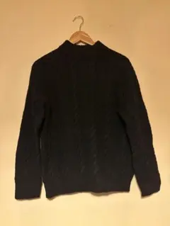 Paul Smith ケーブルニットセーター M 黒