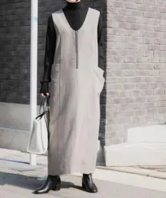 美品　アーバンリサーチドアーズ　2WAYジップジャンパースカート