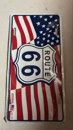 アメリカでの購入ルート66観光ナンバープレート３枚