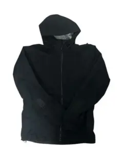 黒 フード付き ナイロンジャケット　ワークマン