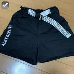ALGY ショートパンツ サイズ 150 黒
