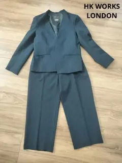 HK WORKS LONDON セットアップ Lサイズ ダークブルー