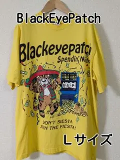 最終お値下げ中ブラックアイパッチ スペンディン ナイト Tシャツ Ｌサイズ