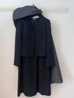 礼服　LES MUES ブラックワンピーススーツ 13