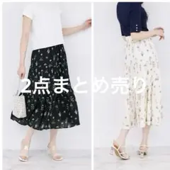 トッコクローゼット　花柄スカート　２点まとめ売り