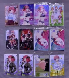 五等分の花嫁　ウエハースカード　12枚　まとめ売り　中野二乃メイン