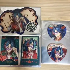 にじさんじ Rose Valentine 魁星 チェキ風カード　缶バッジ　特典