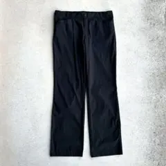 美品 00s NIKE GOLF テックワイドパンツ Y2K 刺繍ロゴ XL 黒