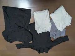 ベビー肌着セット（黒・白・ストライプ）