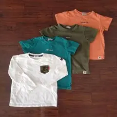 MIKIHOUSE DOUBLE.B 子供用トップス4点セット120cm＋タオル