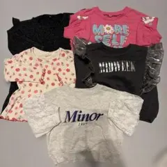 女の子 100トップス・ワンピース5点まとめ売り Birthdayしまむらその他