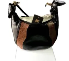 Michael Kors 手染めハンドバッグ ブラック/ブラウン