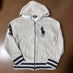ラルフローレン ビックポニー パーカー 140 グレー