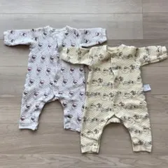 プーさんロンパース2点セット　size80 UNIQLO