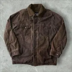 90s GAP オールドギャップ コーデュロイ ボアジャケット ブラウン