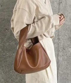 【モモンガ様専用】SELECT MOCA フェイクレザーワイドハンドルバッグ