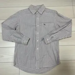 Eddie Bauer ストライプ長袖シャツ XS エディーバウアー