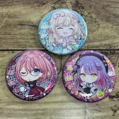 ホロライブ 缶バッジ スナック vol.1 3個セット ルイ いろは トワ