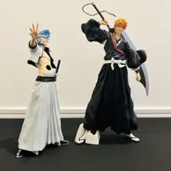 【開封品】BLEACH 黒崎一護 & グリムジョー フィギュア 2体