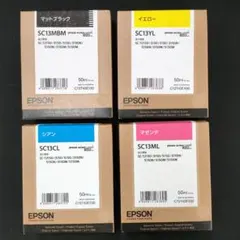 EPSON インクカートリッジ SC13シリーズ 4色+メンテナンスボックス