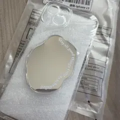iPhone13 クリアケース ミラー付き