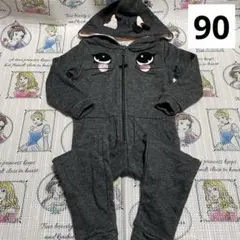 H＆M なりきり 猫 ねこ ネコ ロンパース つなぎ キッズ 90