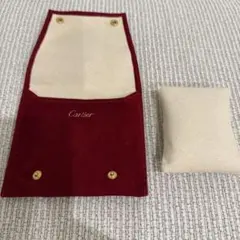 非売品 Cartier カルティエ 時計 ジュエリー用スエード ポーチ - メルカリ