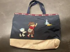 Familia・LeSportsac トートバッグ ライトブルー 花柄 - メルカリ