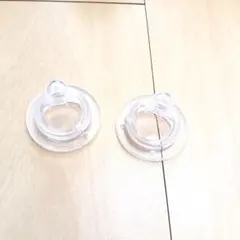哺乳瓶用乳首 透明 2個セット
