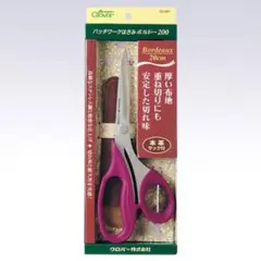 クロバー　パッチワークはさみボルドー200