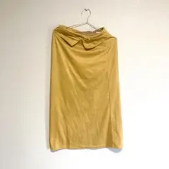 【春】イエロータイトスカート